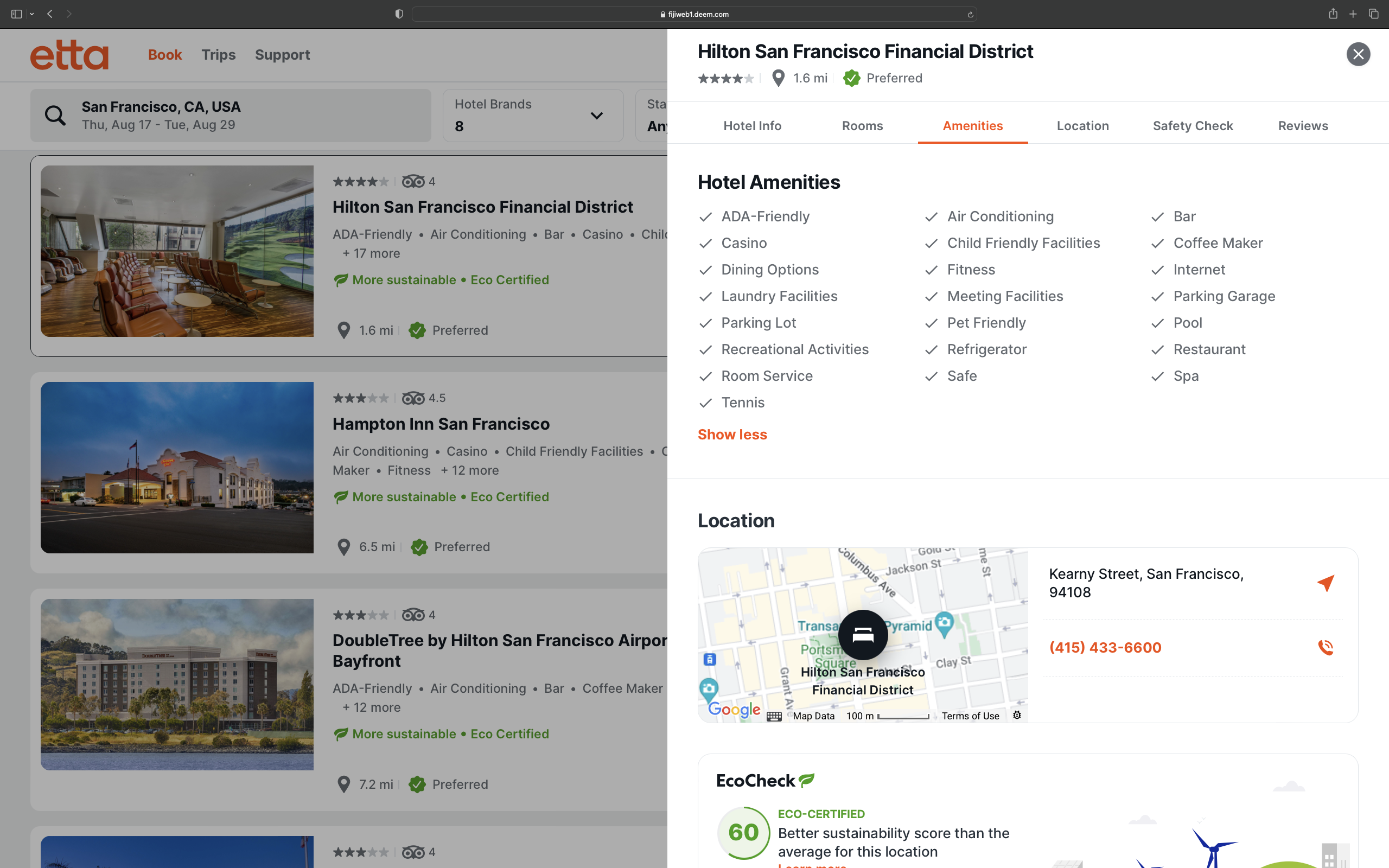 Hotel details